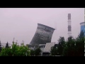 Взрыв градирни на ивановской ТЭЦ-3