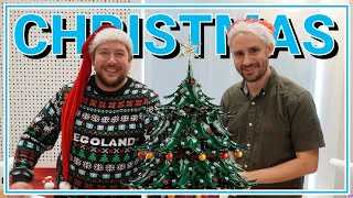 Building a Christmas Tree with LEGO designer Samuel Liltorp Johnson