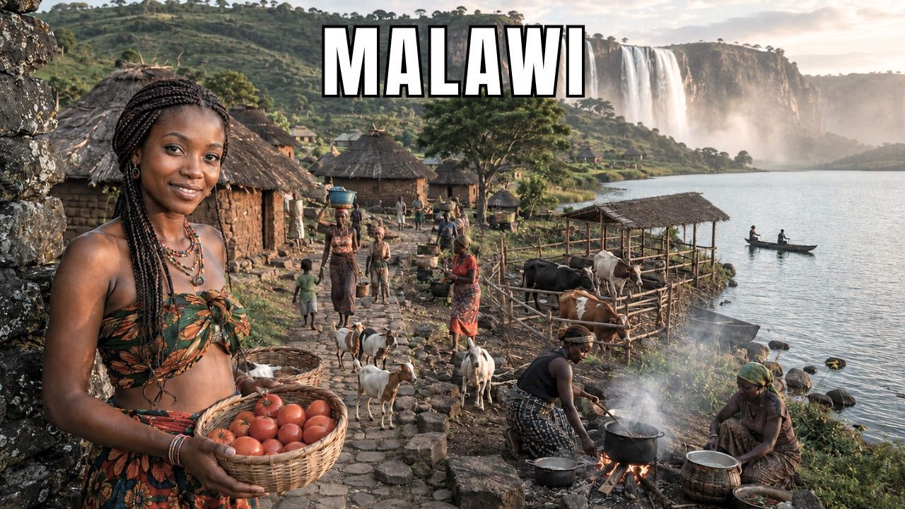 Still from Living in Malawi | How People Live in the Warm Heart of Africa | 4K TRAVEL Documentary