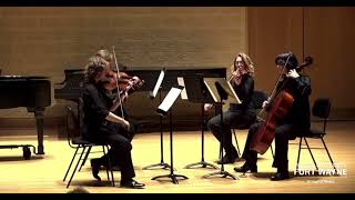 sketchbook pages performed live by the chancellor's string Quartet at #purduefortwayne 