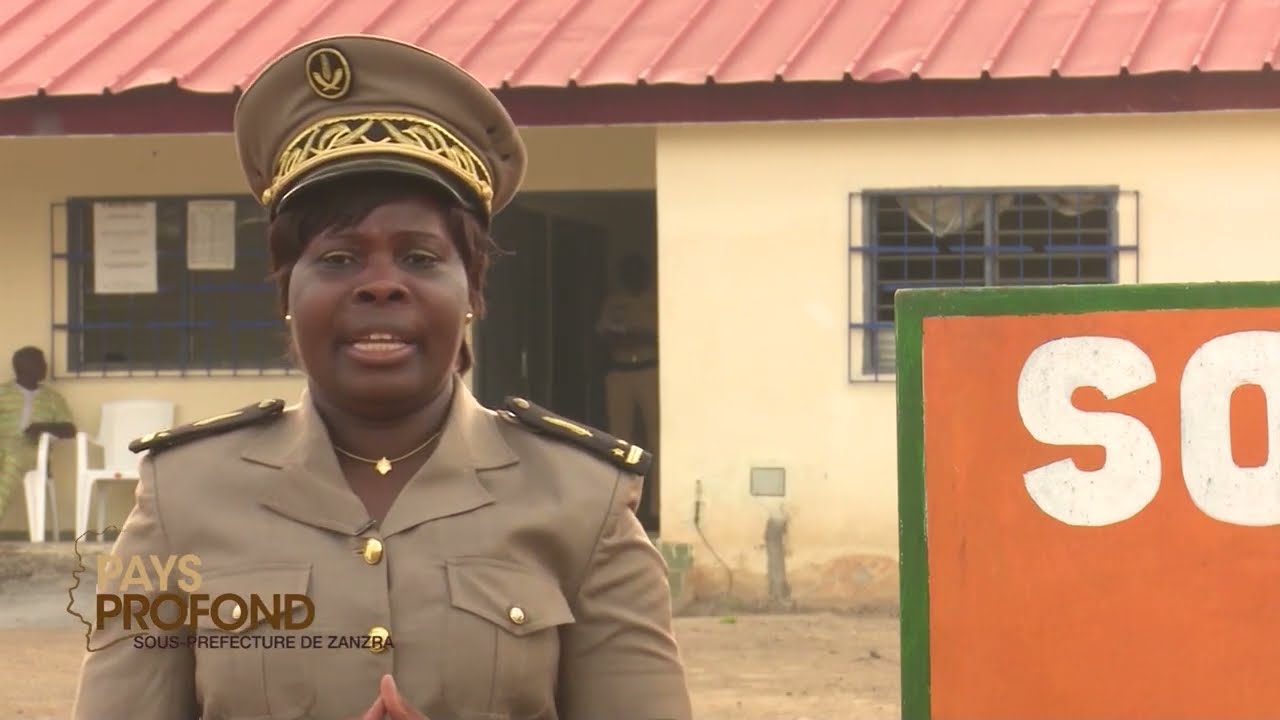Pays profond dans la sous-préfecture de Zanzra