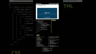 CSS Flip Card #coding #codeproject #programming #codenewbie #webdesign #codingjourney #html
