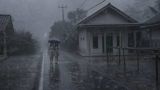 TERRIFYINGLY WIND BEAUTIFUL by super Rainstorm 🌧️ Heavy Thunder Roar⚡| Deep Sleep Therapy