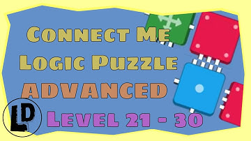 Connect Me - Logic Puzzle Advanced Level 21 - 30 Solution