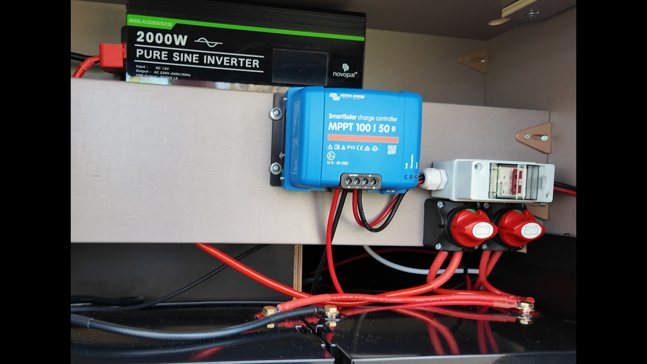 Motorhome Power No Problem! My Burstner 590 custom power setup 4Kw ...