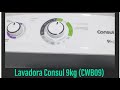 Lavando roupas-Lavadora Consul 9kg modelo (CWB09)