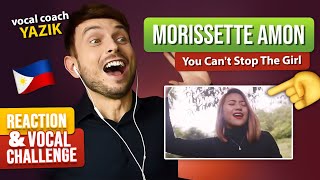 Vocal Coach YAZIK reaction to Morissette Amon - You Can't Stop The Girl