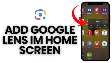 How to Add Google Lens in Home Screen? Insert Google Lens in Home Screen on Android 2024