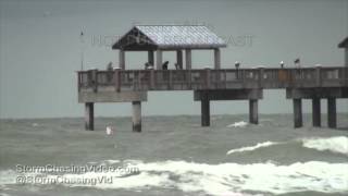 High Surf from Clearwater Beach, FL - 1/10/2016