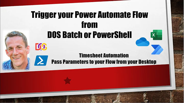 Trigger Flow when you log on, run from Windows Batch or PowerShell Script #PowerAutomate