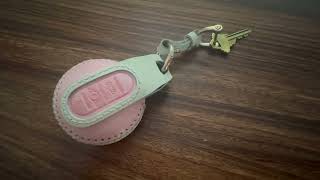 SANRILY Pink Leather Key Fob Cover for Mini Cooper Review