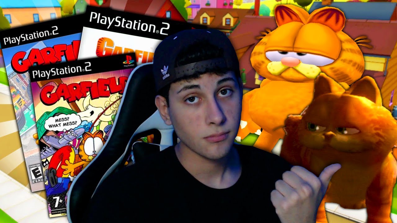 Probé TODOS los JUEGOS de GARFIELD para la PLAYSTATION 2 😼 || Elianso