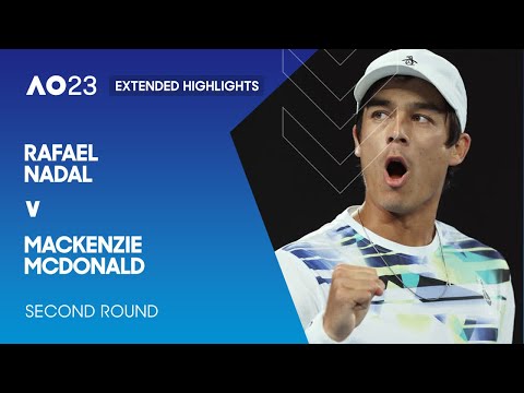 Rafael Nadal v Mackenzie McDonald Extended Highlights | Australian Open 2023 Second Round
