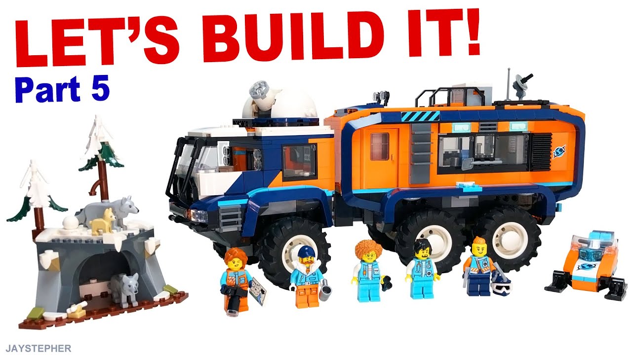 LEGO City 2025 Arctic Explorer Science Lab Truck 60471 Build Part 5 & Tour