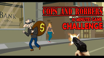 [UNITY] COPS AND ROBBERS - 10 MINUTES GAME CHALLENGE BY BRACKEYS