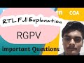 What is RTL[Register Transfer Language] in COA | Defination of RTL|