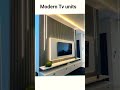 Latest Modern Tv units