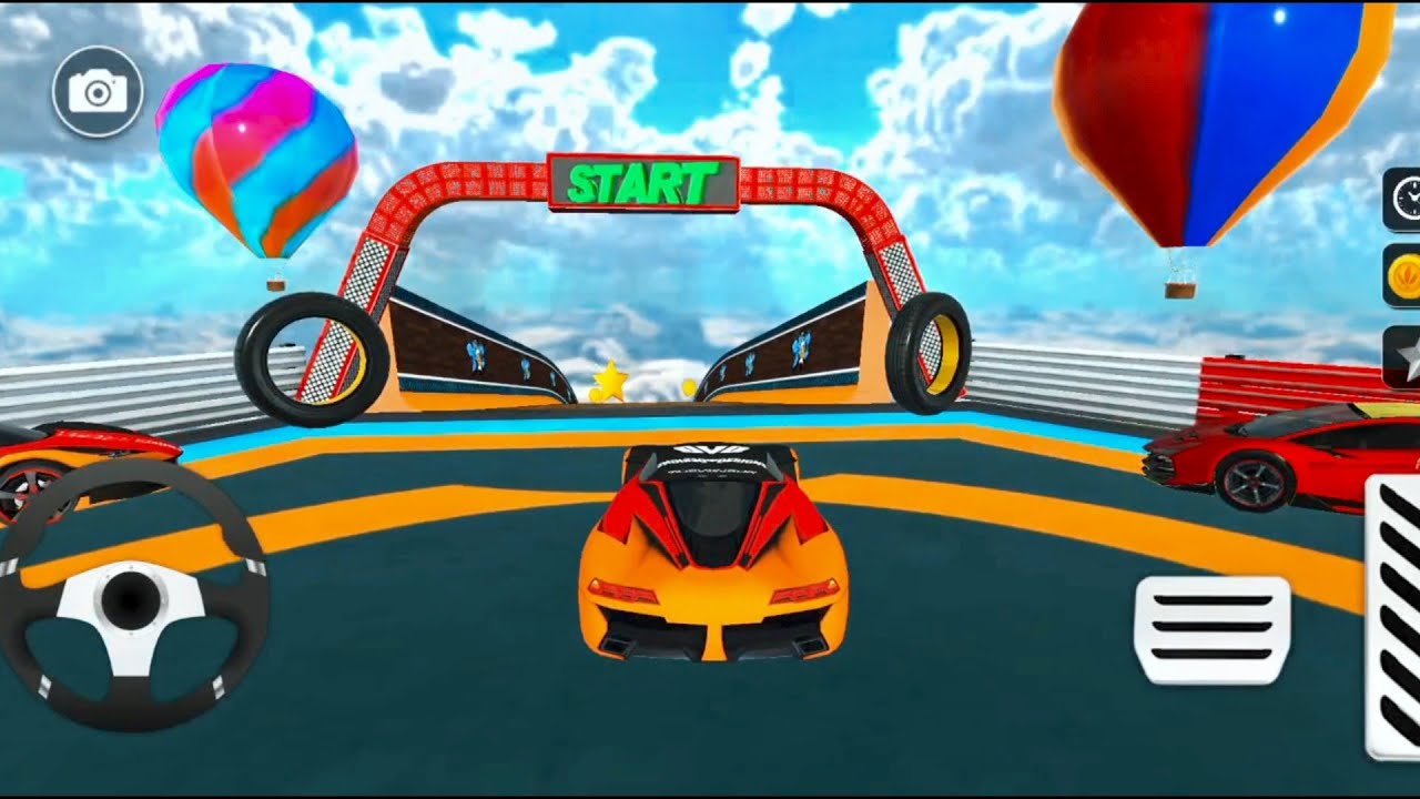Car Jump Ramp Impossible Stunt Challenge Gameplay - YouTube