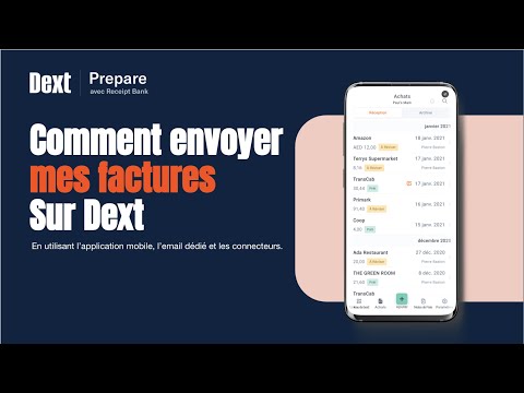 Comment envoyer mes factures sur Dext