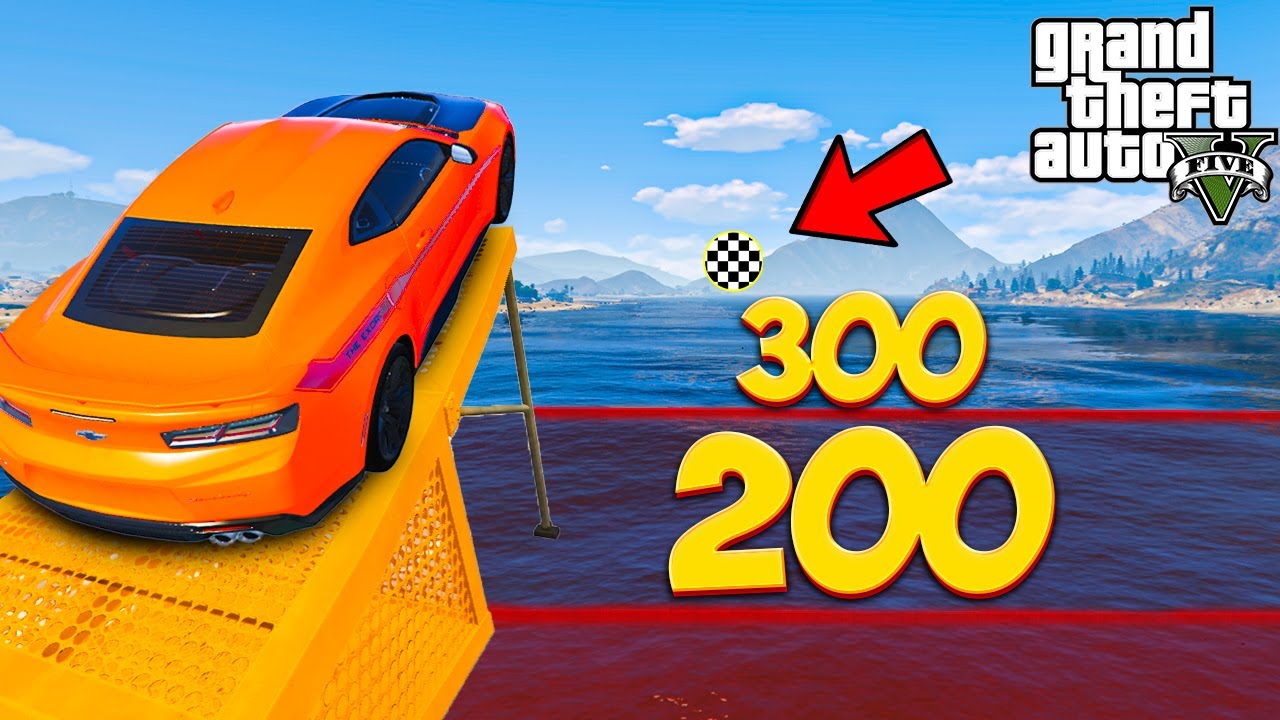 СМОЖЕТ ЛИ ШЕВРОЛЕ КАМАРО ПЕРЕЛЕТЕТЬ ОЗЕРО ? - ЭКСПЕРИМЕНТЫ В ГТА 5 ...