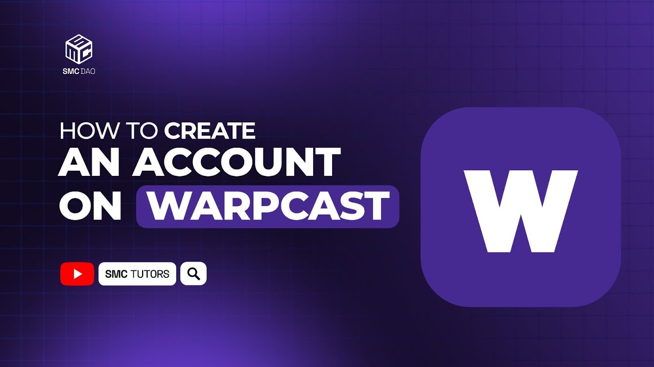 How To Create An Account On Warpcast - YouTube
