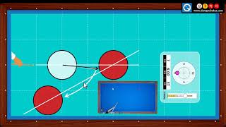 4구 끌어치기 04 - 끌어치기 두께 계산하는 방법 (당구박사 4구 당구레슨) screenshot 2