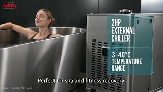 Vapasauna CT036 Stainless Steel Cold Plunge | Wellness Experience