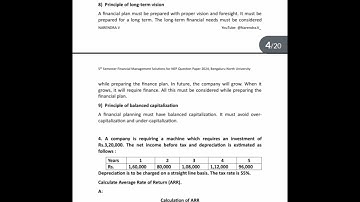 5th Sem Financial Management B.com Q.P 2024 Solutions Part 2 | BNU |  ⁨@Narendra.V_⁩