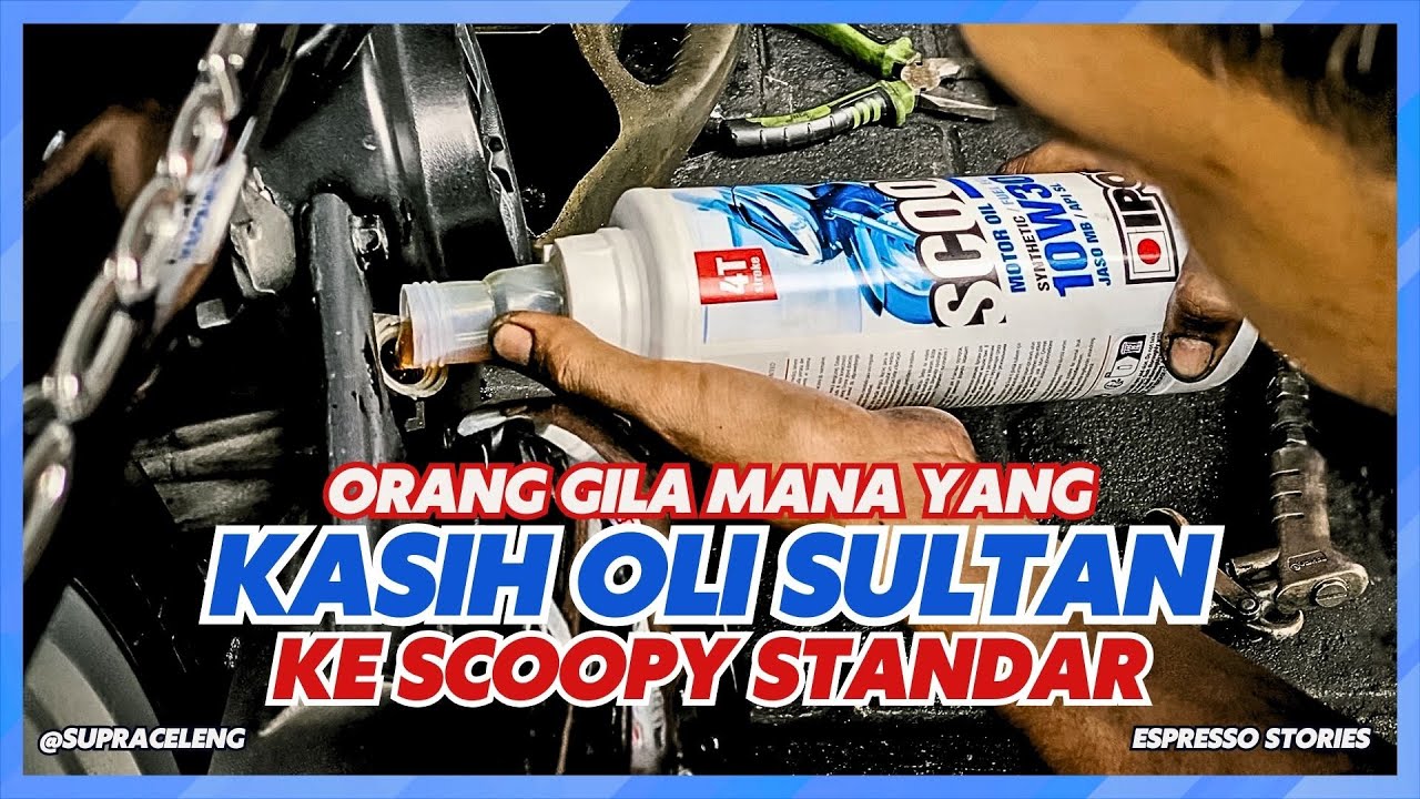 WENAAAAK | PAKAI IPONE OLI SULTAN DI SCOOPY STANDAR