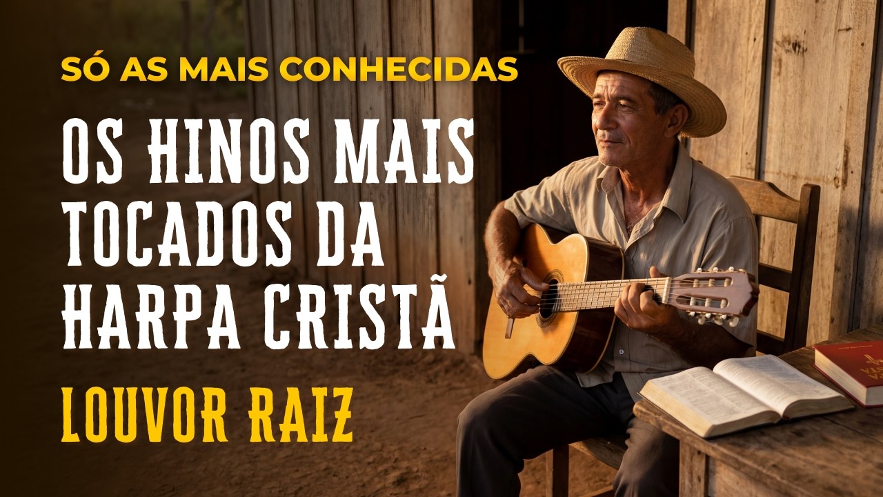 Coletânea dos hinos mais conhecidos da Harpa Cristã - Louvores da Roça que Acalmam o Coração
