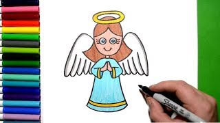 How to Draw a Cute Angel Step by Step