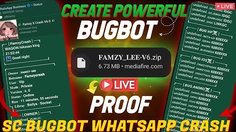 Create Powerful Whatspp Bugbot | Famzy_Lee-V6 Whatspp Crash | Whatsapp Bug Bot | Whatapp Crash 2025