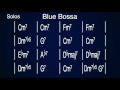 Blue Bossa Backing Track (Cm)