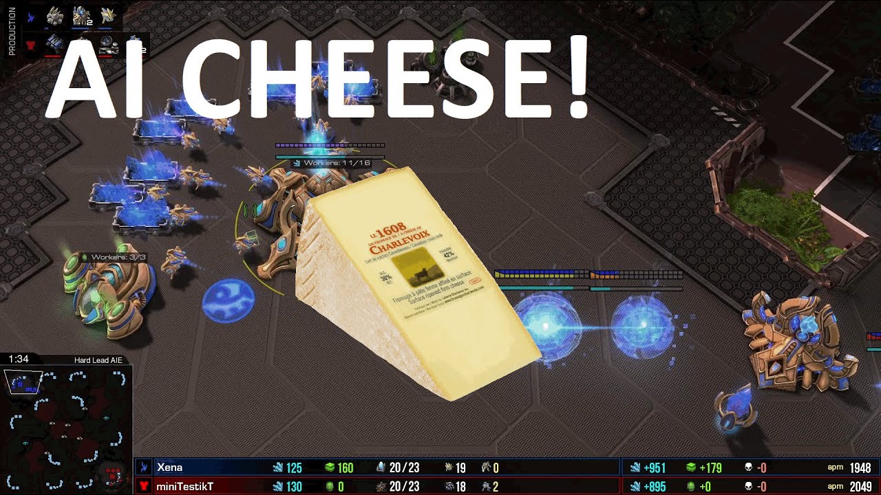 3x AI STARCRAFT CHEESE! - YouTube