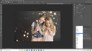 Adding a glitter overlay to an image in Photoshop, plus resources for FREE GLITTER, levels, screen