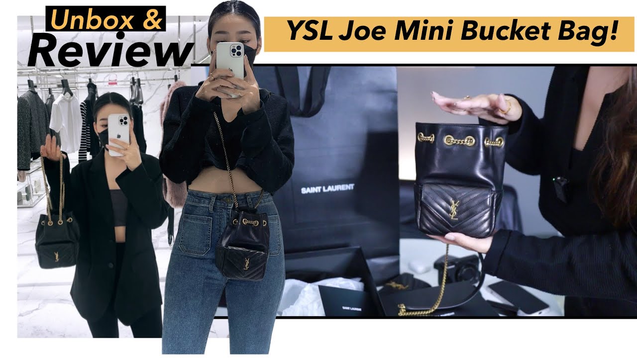 YSL Mini Joe Bucket Bag Unboxing, The Cutest YSL Bag Ever!