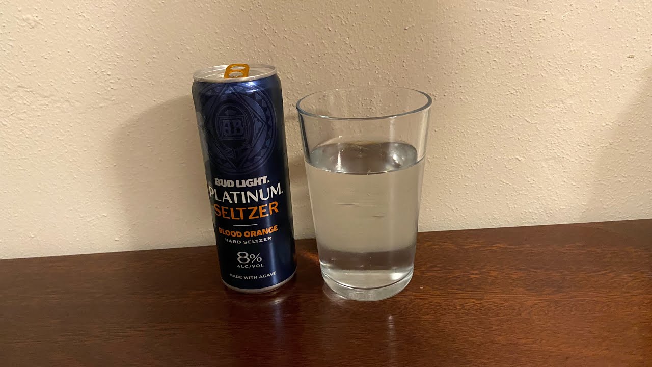 Bud Light Platinum Seltzer Blood Orange