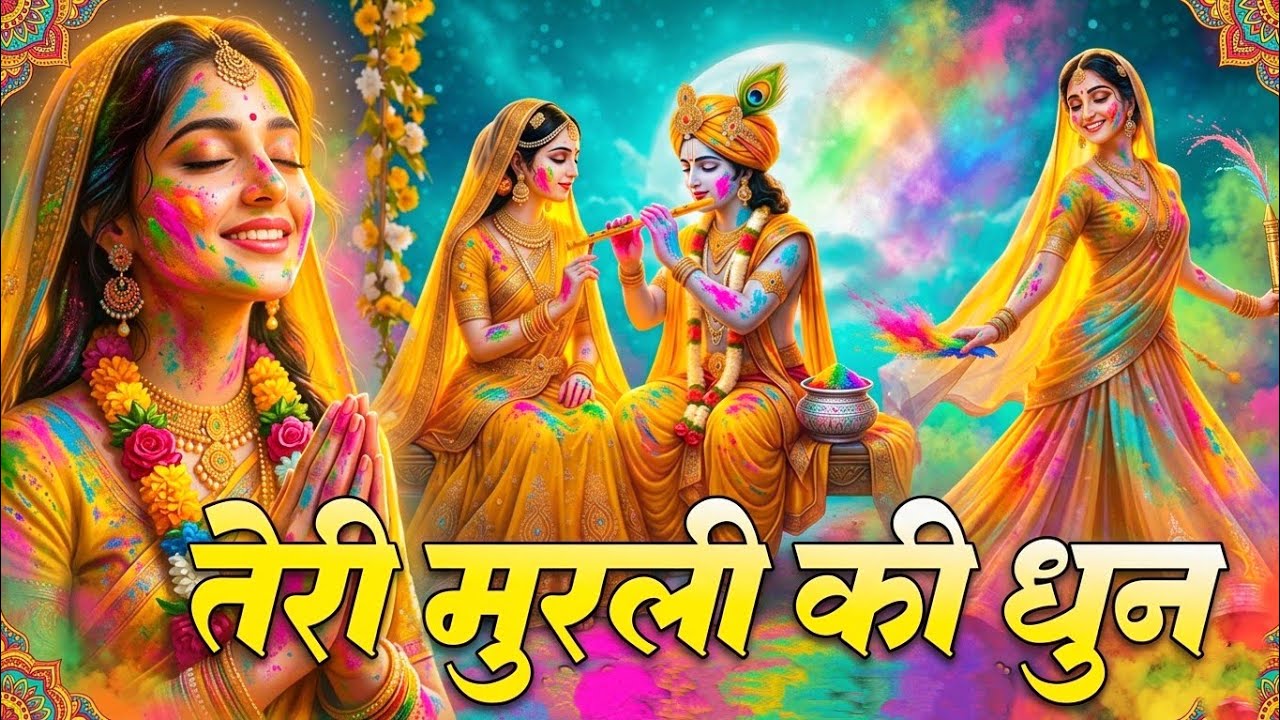 तेरी मुरली की धुन सुनने मैं बरसाने से आयी Teri Murli Ki Dhun - Most Popular Radha Krishna #bhajan