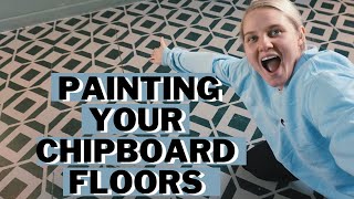 How to paint chipboard floors and floorboards