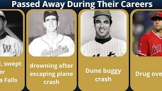 MLB Players Who Passed Away During Their Careers 😔