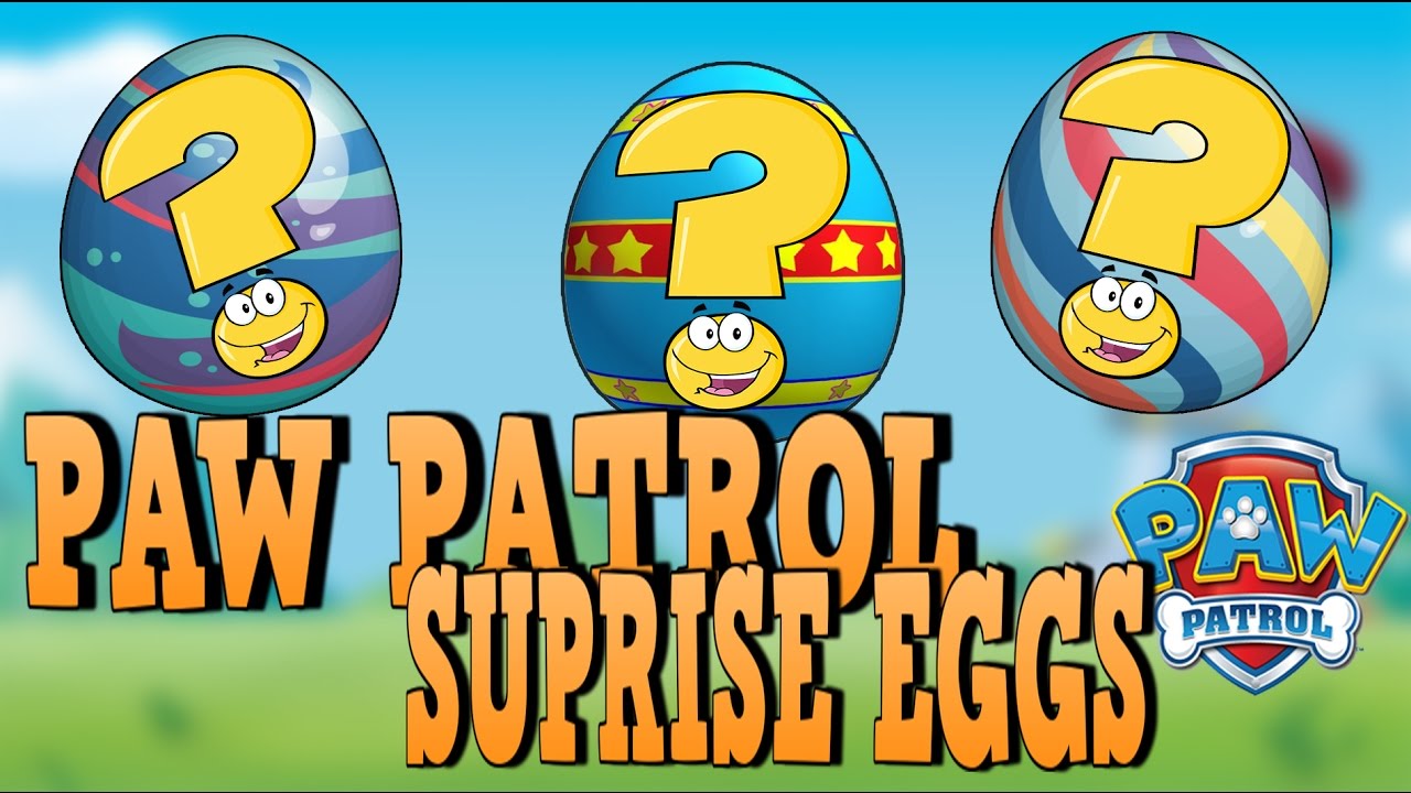 PAW PATROL Episode Surprise Eggs Animation Eggs 2017 HD