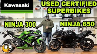 udsagnsord En del så Used Certified KAWASAKI NINJA 300 and NINJA 650 Superbikes Available at  Awesome Price 😍 - YouTube