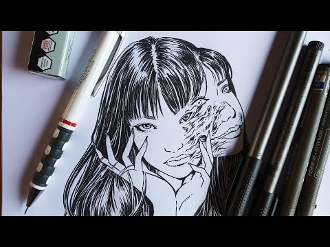 วาดโทมิเอะ Drawing Tomie ของอ.อิโต้ จุนจิ