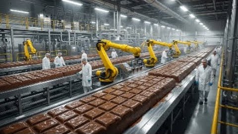 Inside a Modern Chocolate Factory: From Cocoa Beans to Finished Bars (Full Process)