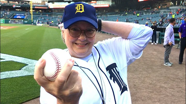 Sister Bearss' First Pitch @ Comerica Park (Detroi...