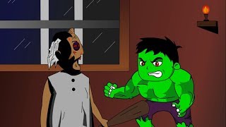 GRANNY THE HORROR GAME ANIMATION HULK VS GRANNY screenshot 4