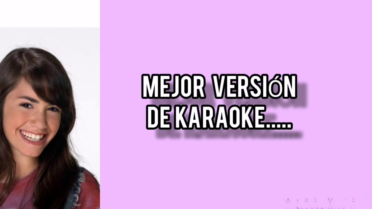 Karaoke Escapare- Casi ángeles Mariana esposito_letra Mejor versión