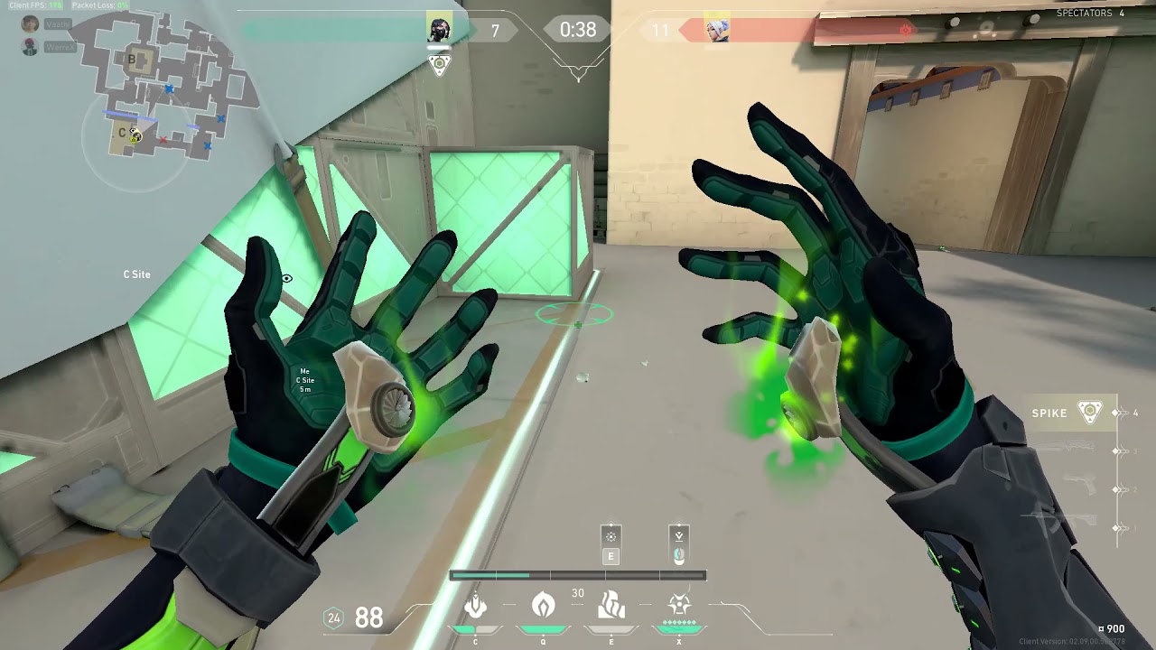 Viper 1v5 Clutch in Valorant 