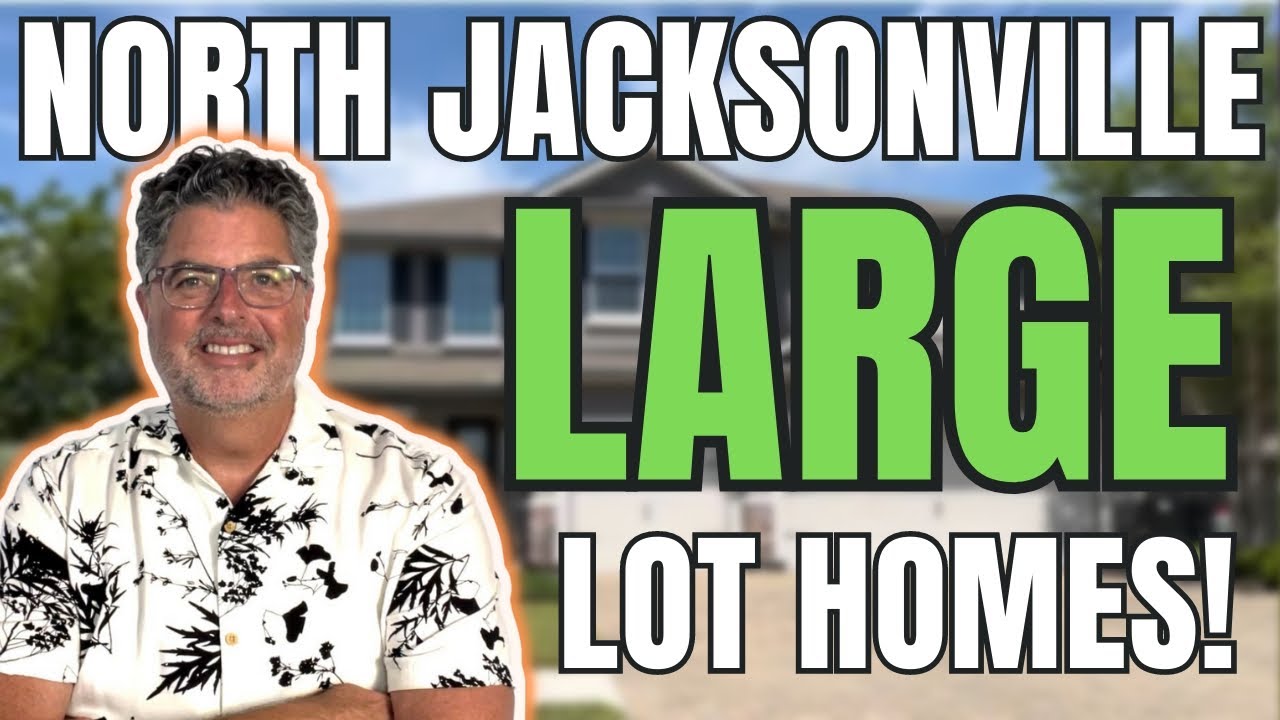 New Construction Homes on LARGE LOTS NEW HOMES in Jacksonville Florida YouTube
