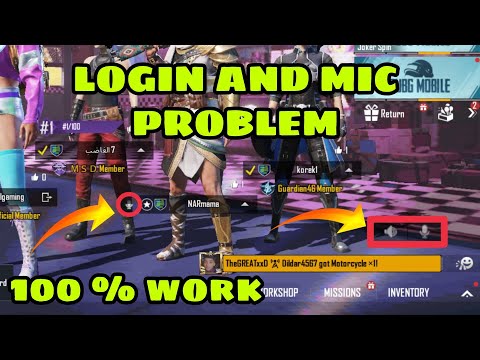 HOW TO LOGIN AND MIC PROBLEM SOLVE IN PUBG MOBILE | LOGIN AND MIC PROBLEM PUBG | MAHOLGMAING